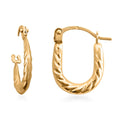 Hoop Earrings in 14K Yellow Gold - Sticky add to cart bar
