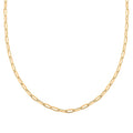 14K Yellow Gold 1mm Paperclip Chain Necklace 18 Inches 1.1 Grams - Sticky add to cart bar