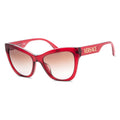 VERSACE Butterfly Fashion Sunglasses with Black Protection Case- Red Versace Gold - Sticky add to cart bar