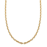 14K Yellow Gold 3mm Filk Chain Necklace 18 Inches 4.65 Grams