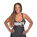 Juicy Couture Black Big Logo Sports Bra - XS - Sticky add to cart bar
