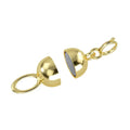 14K Yellow Gold 6X4.5mm Magnetic Lock with 4.96x1.16mm Spring Ring Lock - Sticky add to cart bar