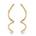 Freshwater Pearl Earrings in Vermeil Yellow Gold Over Sterling Silver - Sticky add to cart bar