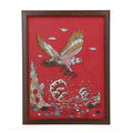 Handcrafted Gemstone Peacock Wall Painting (9"x7") (0.88 lbs) - Sticky add to cart bar