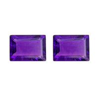 Amethyst Set of 2 (Bgt 7x5 mm) 1.53 ctw Loose Gemstone