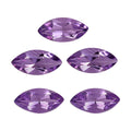 Rose De France Amethyst Set of 5 (Mrq 9x4.5 mm) 3.04 ctw Loose Gemstone - Sticky add to cart bar