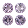 Rose De France Amethyst Set of 4 (Rnd 8 mm) 6.96 ctw Loose Gemstone - Sticky add to cart bar