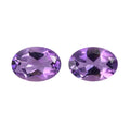 Moroccan Amethyst Set of 2 (Ovl 7x5 mm) 1.33 ctw Loose Gemstone - Sticky add to cart bar