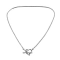 Bali Legacy Sterling Silver Heart Necklace 20 Inches 19.15 Grams - Sticky add to cart bar