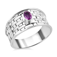 Ilakaka Hot Pink Sapphire (FF) 0.70 ctw Ring in Sterling Silver (Size 6.5)