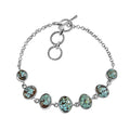 Artisan Crafted Blue Moon Turquoise Bracelet in Sterling Silver (6.50-8.0In) 10.65 ctw - Sticky add to cart bar