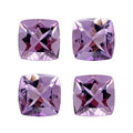 Rose De France Amethyst (Cush 6x6 mm) 3.29 ctw Loose gemstone - Sticky add to cart bar