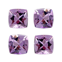 Rose De France Amethyst (Cush 6x6 mm) 3.29 ctw Loose gemstone