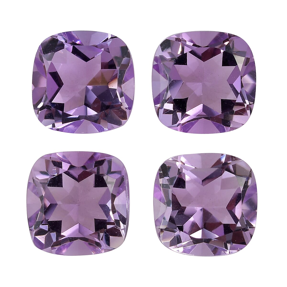 Rose De France Amethyst (Cush 7x7 mm) 5.13 ctw Loose Gemstone