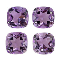 Rose De France Amethyst (Cush 7x7 mm) 5.13 ctw Loose Gemstone