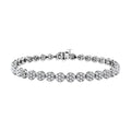 14K White Gold Diamond G-H SI3 Bracelet (7.00 In) 10.80 Grams 2.50 ctw - Sticky add to cart bar