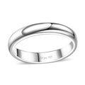 Platinum Over Sterling Silver Band Ring (Size 10.0) (3.65 g) - Sticky add to cart bar