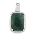 Green Aventurine 27.00 ctw Pendant in Stainless Steel - Sticky add to cart bar