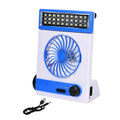 2-In-1 Blue Solar Fan with Light and Torch (Support USB, 1500mAh) - Sticky add to cart bar