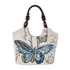 Off White Butterfly Print