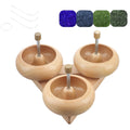 Wooden Bead Spinner with Triangular Base - 3 Revolving Spinner with Bearing, 3 Needle, 3 MTR Thread and Accessory (Patented) - Sticky add to cart bar