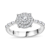 Luxoro Diamond G-H I3 Ring in 10K Yellow Gold Size 6.0 0.50 ctw