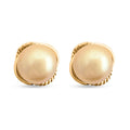 Certified & Appraised Iliana 18K Yellow Gold AAA South Sea Golden Pearl (7.5-7.9mm) Earrings - Sticky add to cart bar