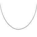 Italian Sterling Silver Rope Chain Necklace 22 Inches 10.8 Grams - Sticky add to cart bar