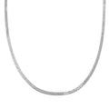 Herringbone Chain Necklace in Sterling Silver 20 Inches 6.50 Grams - Sticky add to cart bar