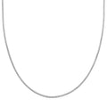 Rhodium Over Sterling Silver Diamond-Cut Coryana Necklace 24 Inches 10 Grams - Sticky add to cart bar