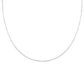 Italian Sterling Silver Twisted Necklace 18-24 Inches 4 Grams - Sticky add to cart bar