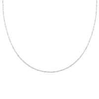 Italian Sterling Silver Twisted Necklace 18-24 Inches 4 Grams