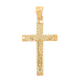 Made in America 10K Yellow Gold Crucifix Pendant 3.50 Grams - Sticky add to cart bar