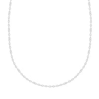 Sterling Silver Adjustable Link Chain Necklace 24 Inches 2.80 Grams