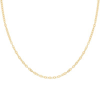 14K Yellow Gold Over Sterling Silver Adjustable Link Chain Necklace 24 Inches 2.80 Grams