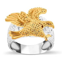 Vermeil YG Ring in Sterling Silver (Size 8.0)