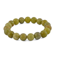 Connemara Marble Beaded Stretch Bracelet 140.00 ctw