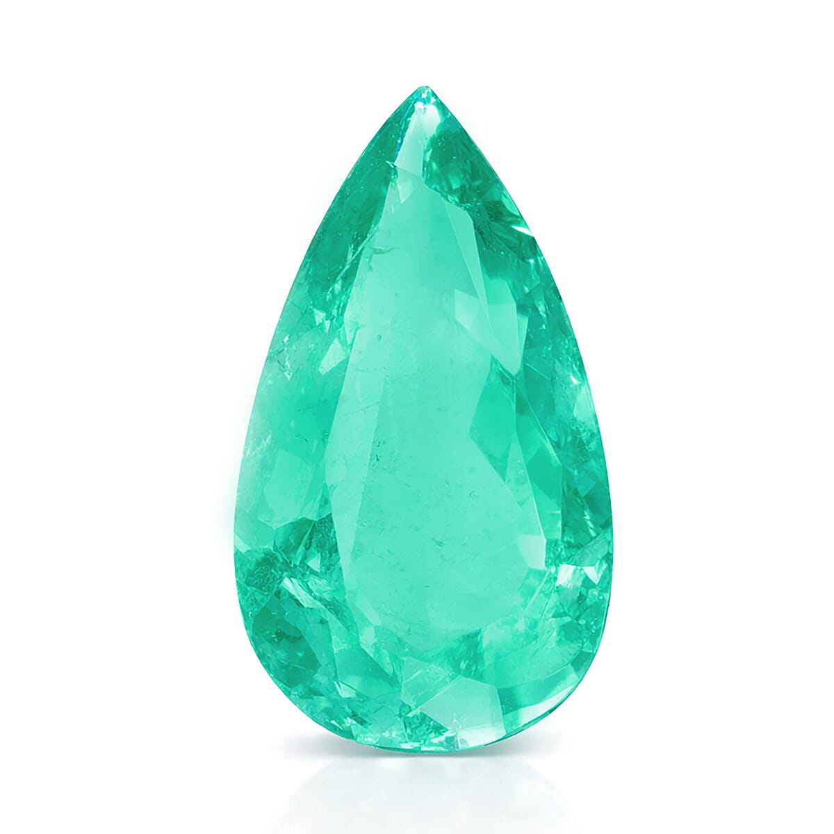 Limited Edition Certified & Appraised AAAA Boyaca Colombian Emerald (Pear Free Size) 4.00 ctw