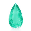Limited Edition Certified & Appraised AAAA Boyaca Colombian Emerald (Pear Free Size) 4.00 ctw - Sticky add to cart bar