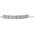 Adjustable Diamond Bracelet in Platinum Over Sterling Silver 0.50 ctw  0.50 ctw - Sticky add to cart bar