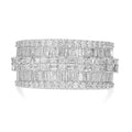 TLV Diamond Ring in Platinum Over Sterling Silver (Size 10.0) 1.00 ctw - Sticky add to cart bar
