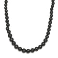 Karis Shungite Beaded Necklace 20 Inches in 18K Yellow Gold Plated 195.00 ctw - Sticky add to cart bar