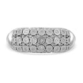 Diamond Ring in Platinum Over Sterling Silver (Size 7) 0.25 ctw - Sticky add to cart bar