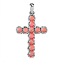 Oregon Sunrise Peach Opal 2.75 ctw Pendant in Platinum Over Sterling Silver