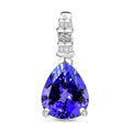 Rhapsody 950 Platinum AAAA Tanzanite and E-F VS Diamond Statement Pendant 2.75 ctw - Sticky add to cart bar