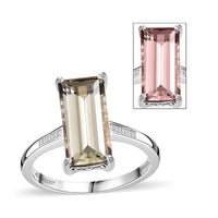 Rhapsody 950 Platinum AAAA Turkizite, Diamond (E-F, VS) Ring (Size 10.0) (4.75 g) 5.00 ctw