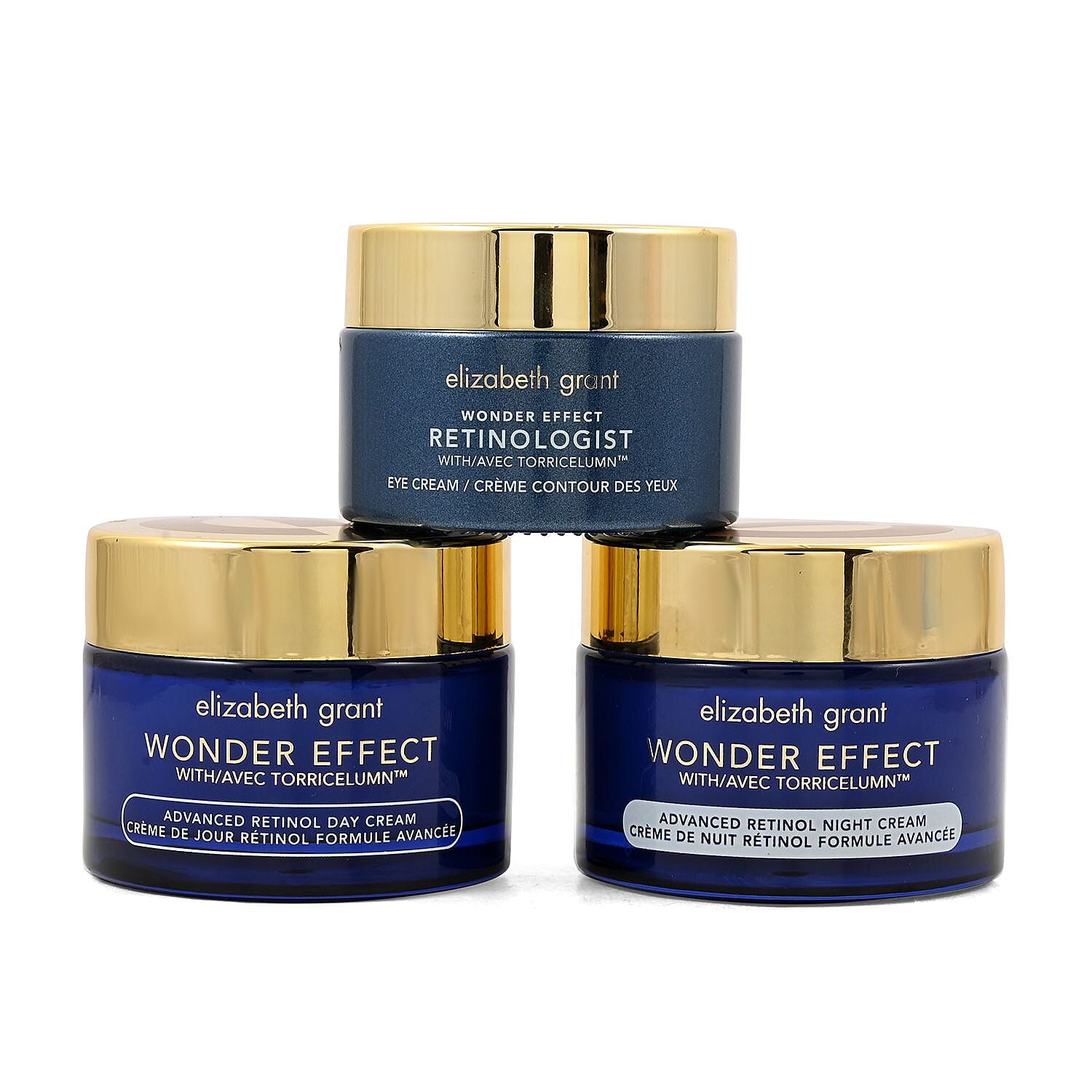 Elizabeth Grant Retinol Face Collection (Day and Night Cream 1.7oz & Eye Cream 1oz)