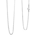 Italian Venezia Chain Necklace in Sterling Silver 24 Inches 2.50 Grams - Sticky add to cart bar