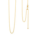 Ankur's Treasure Chest Italian 14K Yellow Gold Over Sterling Silver Chain Necklace 24 Inches 3.20 Grams - Sticky add to cart bar