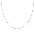 Italian 14K Rose Gold Over Sterling Silver Chain Necklace 24 Inches 3.20 Grams - Sticky add to cart bar